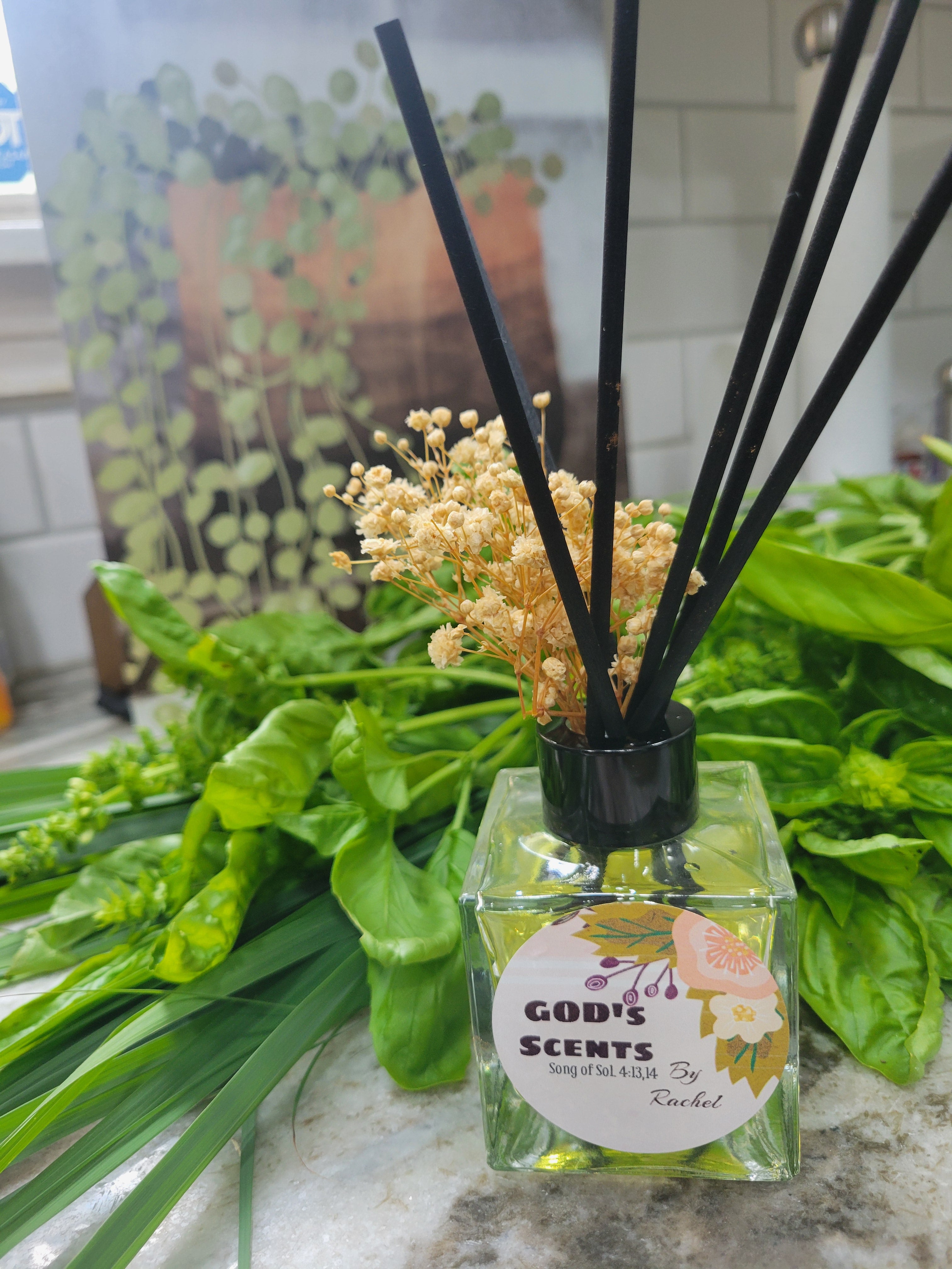 God's Scents -- Reed Diffuser/Eucalyptus