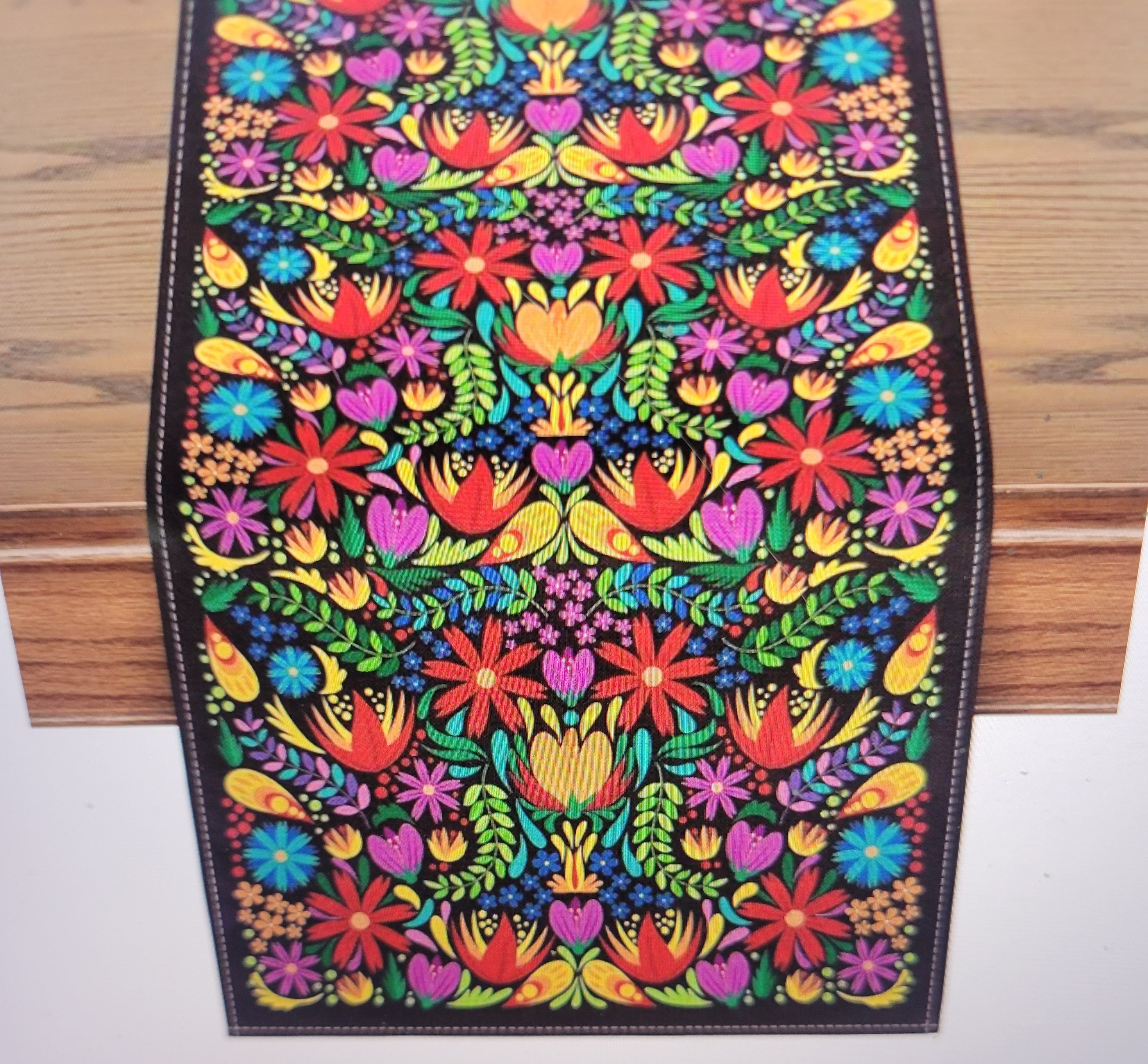 Light weight, colorful Mexican Table Runner