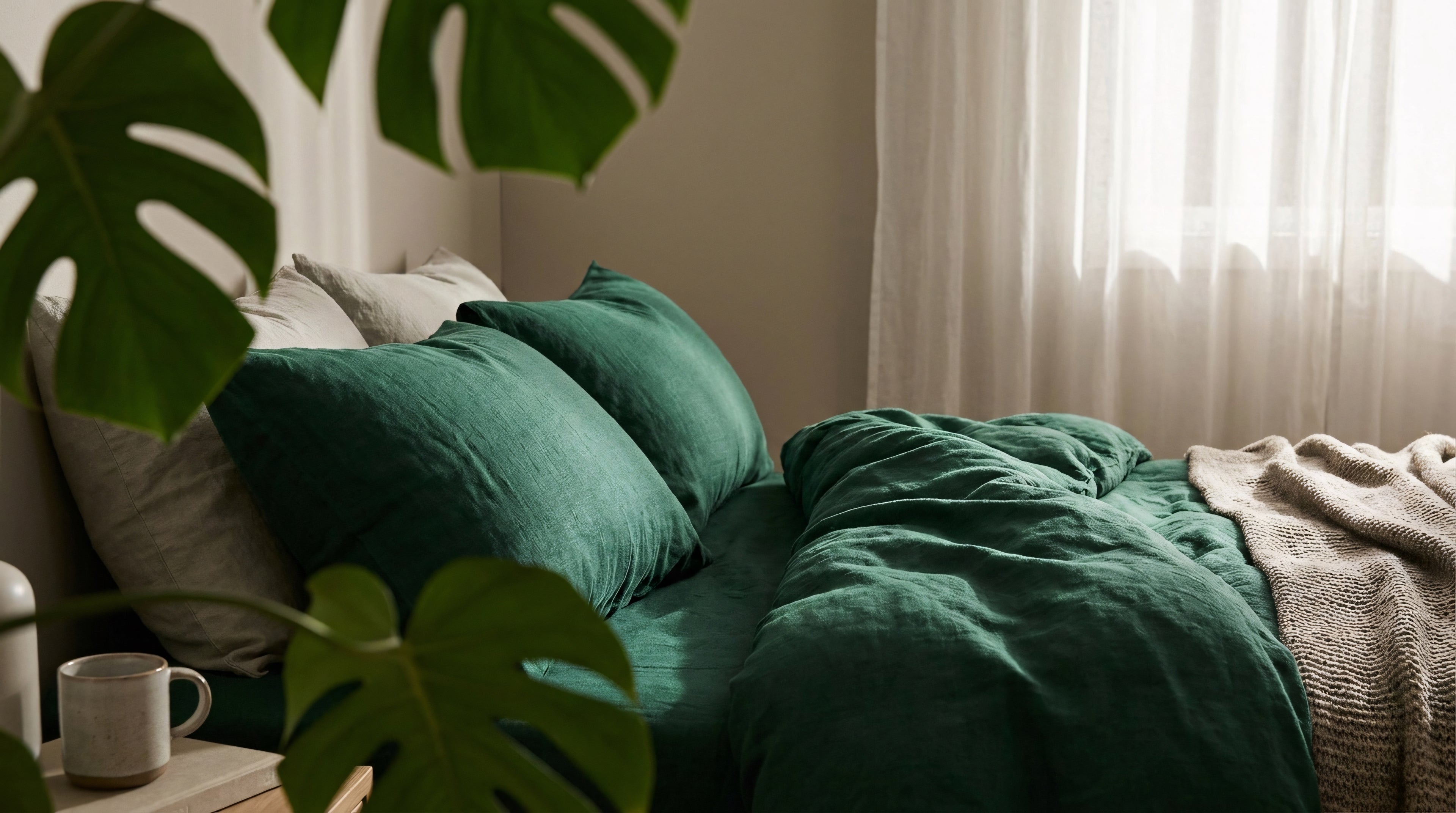 Emerald Green Queen --  Sheet Set